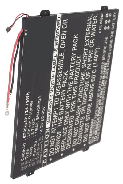 Motorola TB40 / SNN5896A accu (6700 mAh, 123accu huismerk)  AMO00163 - 1