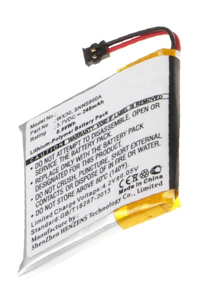 Motorola WX30 / SNN5950A / SNN5951A accu (240 mAh, 123accu huismerk)  AMO00314 - 1