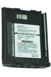 NEC NE2600SL accu (750 mAh, 123accu huismerk)  ANE00016