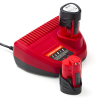 NRG Pack: 2x Milwaukee M12 B3 / 4932451388 accu's + lader (12 V, 3.0 Ah, 123accu huismerk) AMI00690 - 1