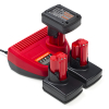 NRG Pack: 3x Milwaukee M12 B4 accu's + lader (12 V, 4.0 Ah, 123accu huismerk) AMI00554 - 1