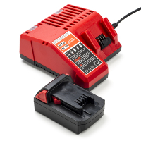 NRG Pack: Milwaukee M18 B2 / 4932430062 accu + lader (18 V, 2.0 Ah, 123accu huismerk)  AMI00577