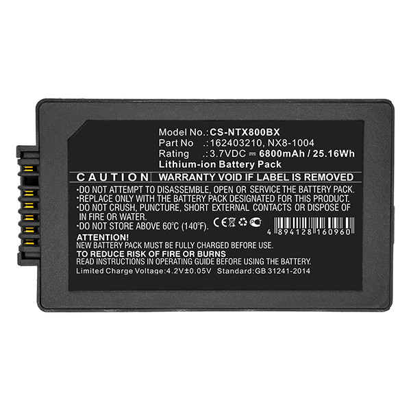 Nautiz | Point Mobile NX8-1004 / 450-BTEC accu (3.7 V, 6800 mAh, 123accu huismerk) AHA00110 - 3