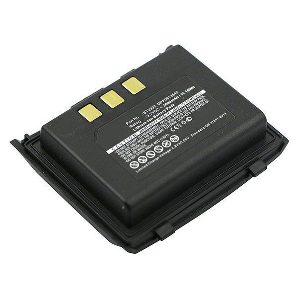Nautiz BT2330 / MPF0913540 accu (3000 mAh, 123accu huismerk)  ANA00057 - 1