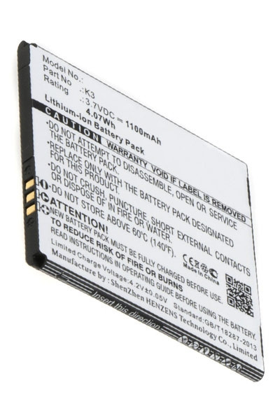 Navon K3 accu (1100 mAh, 123accu huismerk)  ANA00052 - 1