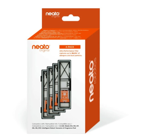 Neato Ultra-Performance HEPA filterset (4 stuks, origineel)  ANE00295 - 1
