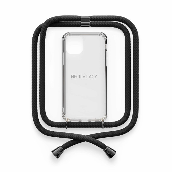 Necklacy Crossbody telefoonhoesje voor iPhone 11 | Zwart | Necklacy  ANE00213 - 1