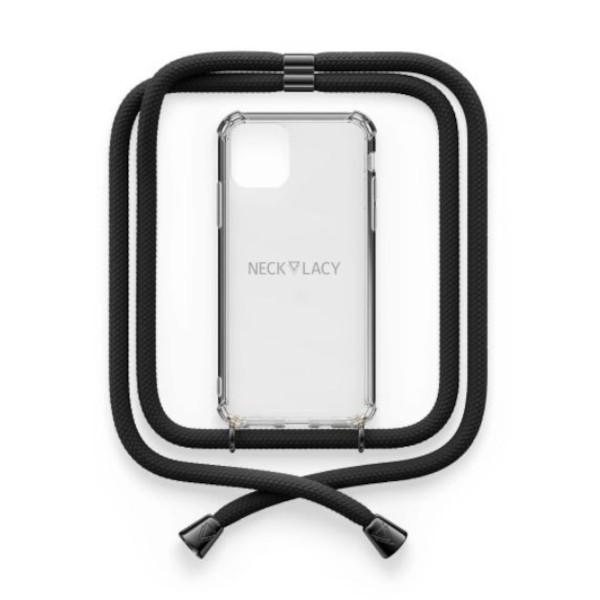 Necklacy Crossbody telefoonhoesje voor iPhone 11 Pro | Zwart | Necklacy  ANE00219 - 1
