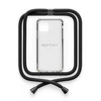 Necklacy Crossbody telefoonhoesje voor iPhone 11 Pro | Zwart | Necklacy  ANE00219
