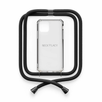 Necklacy Telefoonhoesje met koord voor iPhone 7 Plus / 8 Plus | Zwart | Necklacy  ANE00227