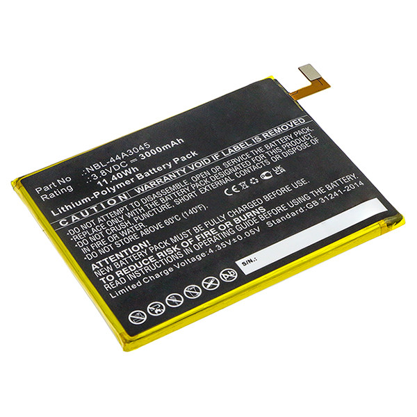 Neffos NBL-38A2250 accu (3000 mAh, 123accu huismerk)  ANE00118 - 1