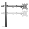 Neomounts monitorarm voor 2 monitoren zwart (met klem en bladdoorvoer) 200332 - 4