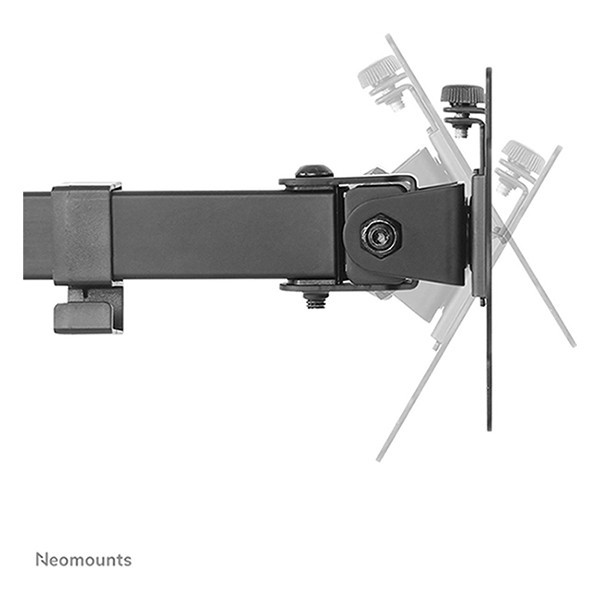 Neomounts monitorarm voor 2 monitoren zwart (met klem en bladdoorvoer) 200332 - 5