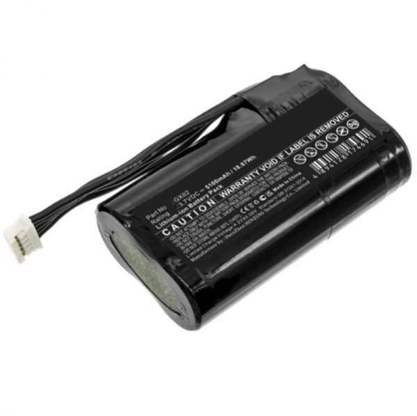 Nexgo GX02 accu (3.7 V, 5100 mAh, 123accu huismerk)  ANE00276 - 1