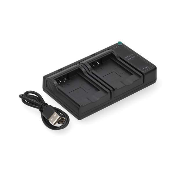 Nikon EN-EL12 USB-C double slot oplader (4.2V, 0.7A, 123accu huismerk) ANI00363 - 1