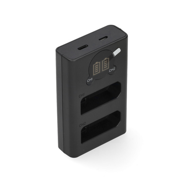 Nikon EN-EL14 USB-C double slot oplader (8.4V, 0.7A, 123accu huismerk) ANI00364 - 2