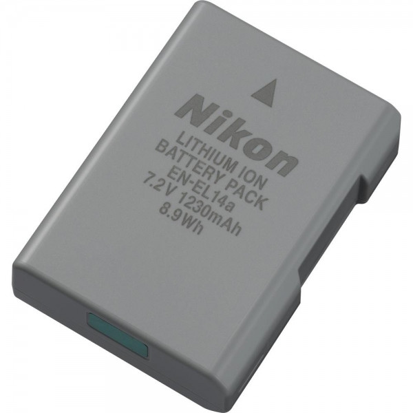 Nikon EN-EL14 / EN-EL14a / VFB10602 accu (7.2 V, 1230 mAh, origineel) ANI00204 - 1