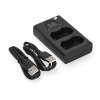 Nikon EN-EL15 USB-C double slot oplader (8.4V, 0.7A, 123accu huismerk) ANI00365 - 1