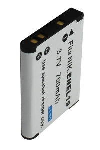 Nikon EN-EL19 accu (700 mAh, 123accu huismerk)  ANI00046