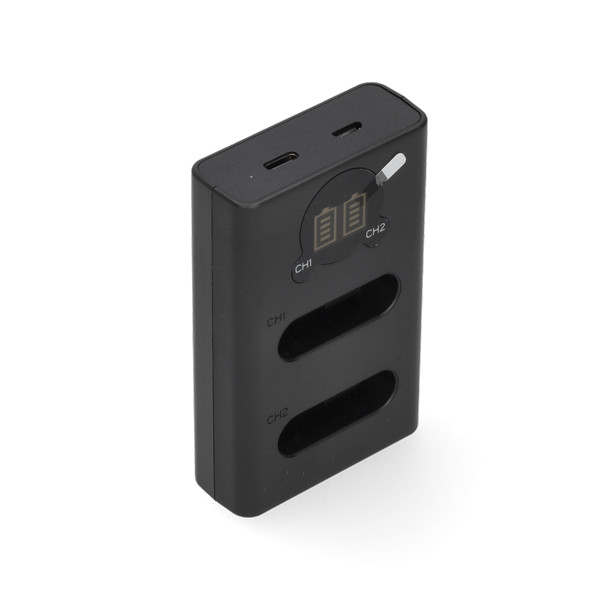 Nikon EN-EL23 USB-C double slot oplader (4.2V, 0.7A, 123accu huismerk) ANI00369 - 2