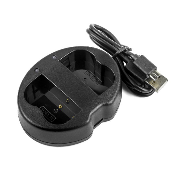 Nikon EN-EL3 Micro USB double slot lader (8.4V, 0.7A, 123accu huismerk) ANI00240 - 1