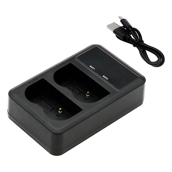 Nikon EN-EL3 Micro USB double slot lader (8.4V, 0.7A, 123accu huismerk) ANI00331 - 1