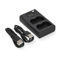 Nikon EN-EL3 USB-C double slot oplader (8.4V, 0.7A, 123accu huismerk) ANI00358