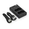 Nikon EN-EL3 USB-C double slot oplader (8.4V, 0.7A, 123accu huismerk) ANI00358 - 1