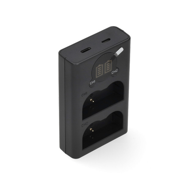 Nikon EN-EL3 USB-C double slot oplader (8.4V, 0.7A, 123accu huismerk) ANI00358 - 2