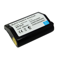 Nikon EN-EL4 / EN-EL4A accu (11.1 V, 2600 mAh, 123accu huismerk)  ANI00230