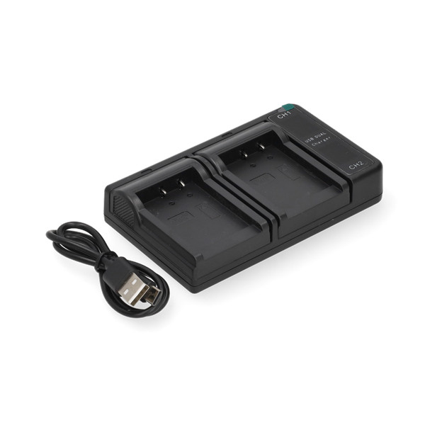 Nikon EN-EL8 USB-C double slot oplader (4.2V, 0.7A, 123accu huismerk) ANI00360 - 1