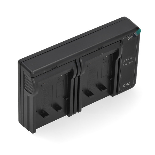 Nikon Li-42B / Li-40B / Li-40C USB-C double slot oplader (4.2V, 0.7A, 123accu huismerk) AOL00086 - 2