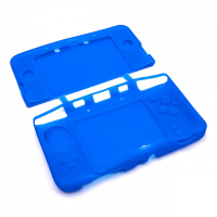 Nintendo 3DS Case (siliconen, blauw, 123accu huismerk)  ANI00285