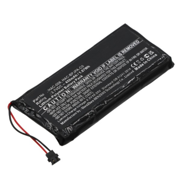 Nintendo Switch Controller HAC-006 accu (3.7 V, 450 mAh, 123accu huismerk)  ANI00196 - 1