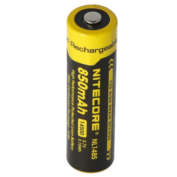 Nitecore 14500 / NL1485 batterij (3.7 V, 0.8A, 850 mAh)  ANI00225 - 