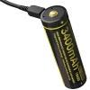 Nitecore 18650 button top accu met micro-USB aansluiting (3.7 V, 3400 mAh)