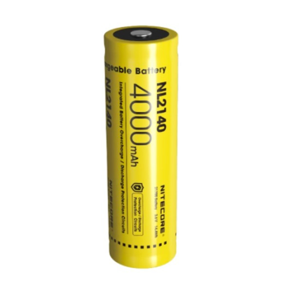 Nitecore 21700 / NL2140 Li-ion  batterij (3.6V, 4000 mAh, 8A) ANI00287 - 1