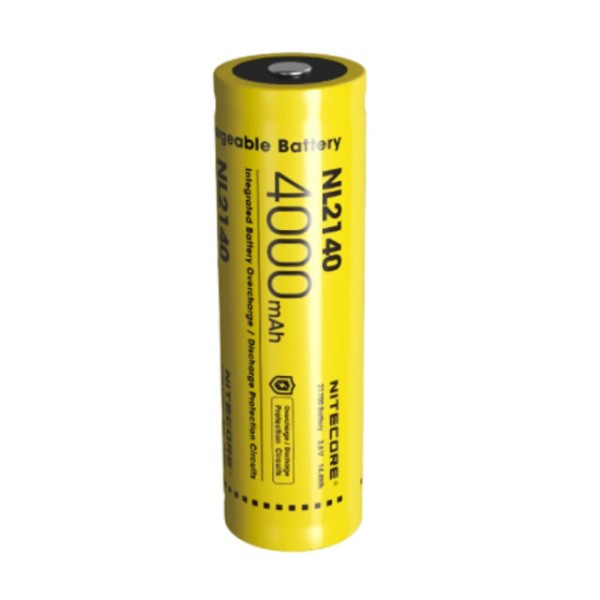 Nitecore 21700 / NL2140 Li-ion  batterij (3.6V, 5A, 4000 mAh)  ANI00287 - 1