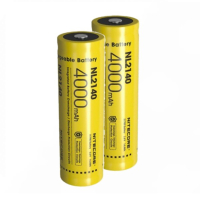 Nitecore 2 stuks Nitecore 21700 / NL2140 Li-ion batterijen (3.6V, 5A, 4000 mAh)  ANI00339