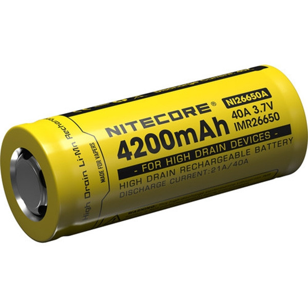 Nitecore NI26650A Flat Top accu (3.7 V, 4200 mAh)  ANB00893 - 1