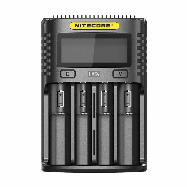 Nitecore UMS4 USB Oplader voor Li-ion / LiFePO4 / Ni-Mh Batterijen  ANI00255 - 1