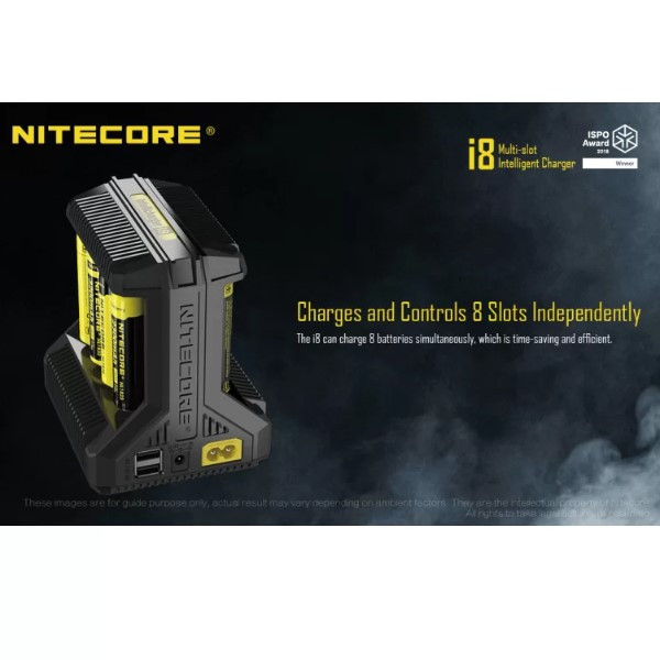 Nitecore i8 Oplader voor Li-ion / Ni-Mh Batterijen  ANB01027 - 3
