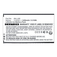 Nokia BA-L4M accu (3.8 V, 1450 mAh, 123accu huismerk) ANO00264