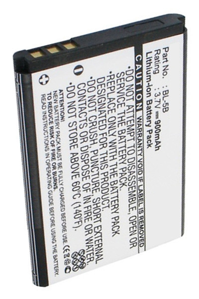 Nokia BL-5B accu (3.7 V, 900 mAh, 123accu huismerk) ANO00058 - 1