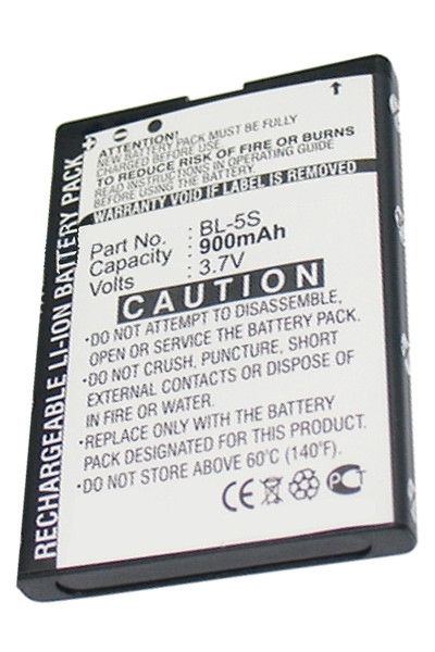 Nokia BL-5S accu (900 mAh, 123accu huismerk)  ANO00072 - 1