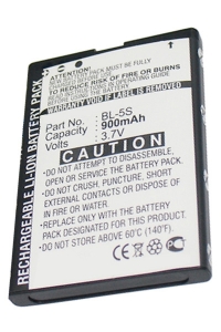 Nokia BL-5S accu (900 mAh, 123accu huismerk)  ANO00072