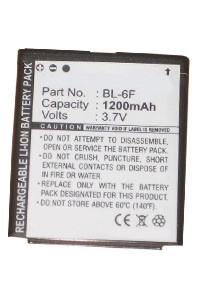 Nokia BL-6F / N6F10T accu (1100 mAh, 123accu huismerk)  ANO00087 - 1