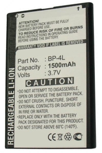 Nokia BP-4L / N4L11J accu (1500 mAh, 123accu huismerk)  ANO00076