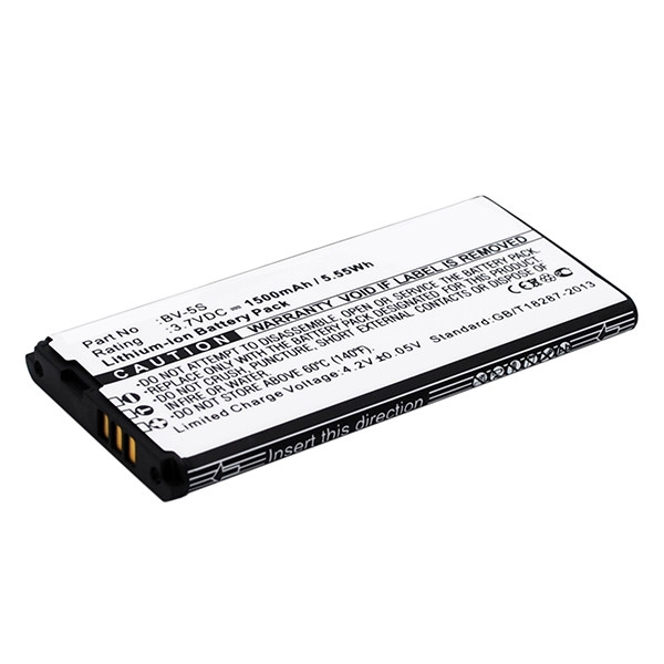 Nokia BV-5S accu (1500 mAh, 123accu huismerk)  ANO00151 - 1