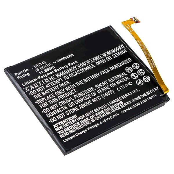 Nokia HE345 accu (3000 mAh, 123accu huismerk)  ANO00191 - 1